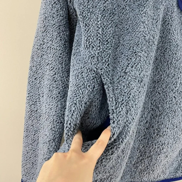 Patagonia Blue Re-Tool Snap T Fleece Pullover Jacket Size Medium - Picture 4 of 5